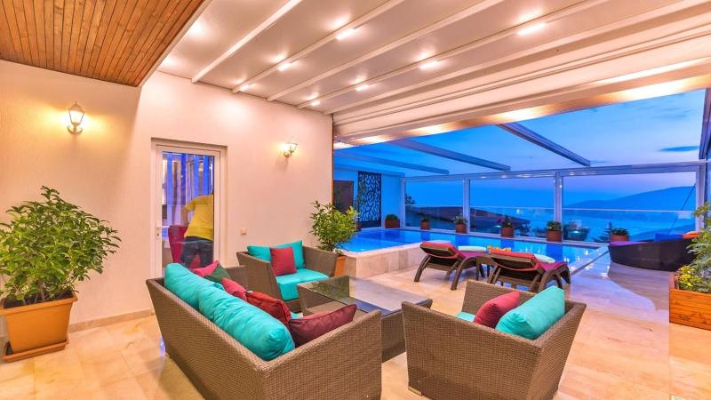 Kalkan 2 bedroom villa with private heated pool pool and Jacuzzi - image 32