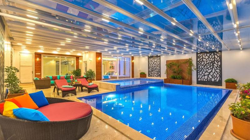 Kalkan 2 bedroom villa with private heated pool pool and Jacuzzi - image 25