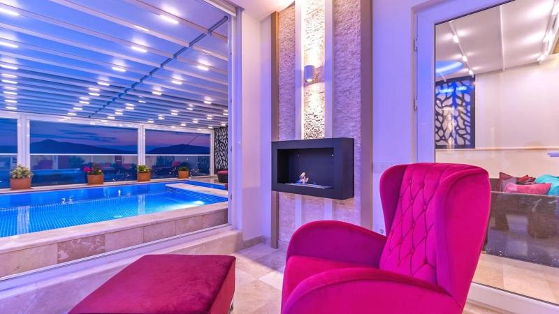 Kalkan 2 bedroom villa with private heated pool pool and Jacuzzi - image 5