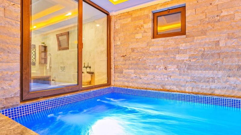 Kalkan 3 bedroom Luxury villa with private pool hot tub - image 43