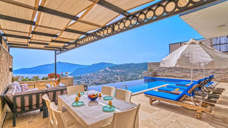 Kalkan 3 bedroom Luxury villa with private pool hot tub - image 50