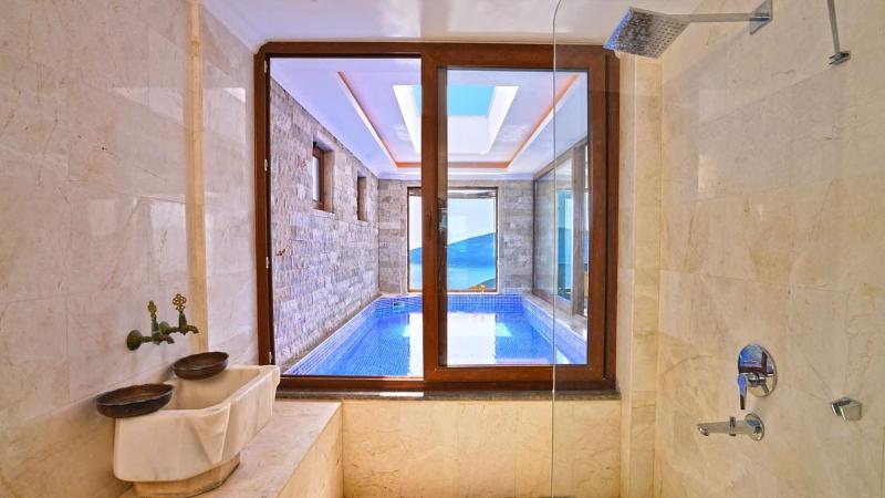 Kalkan 3 bedroom Luxury villa with private pool hot tub - image 36