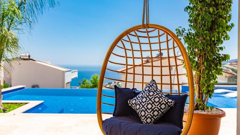 Kalkan 3 bedroom seaview villa with private Indoor and Outdoor Pool - image 1