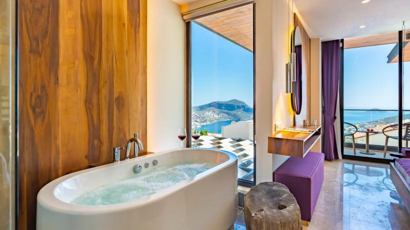 Kalkan 3 bedroom seaview villa with private Indoor and Outdoor Pool - image 17