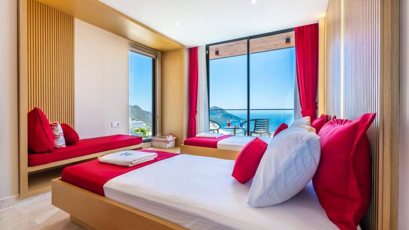 Kalkan 3 bedroom seaview villa with private Indoor and Outdoor Pool - image 31