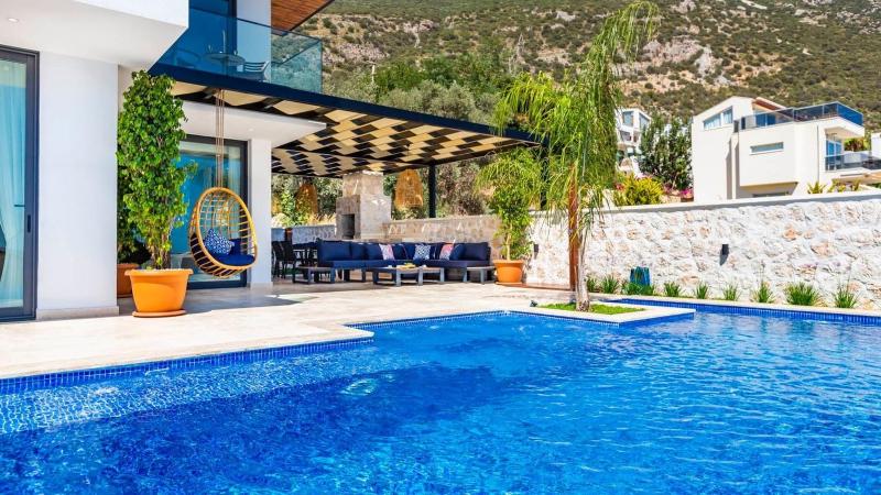 Kalkan 3 bedroom seaview villa with private Indoor and Outdoor Pool - image 12
