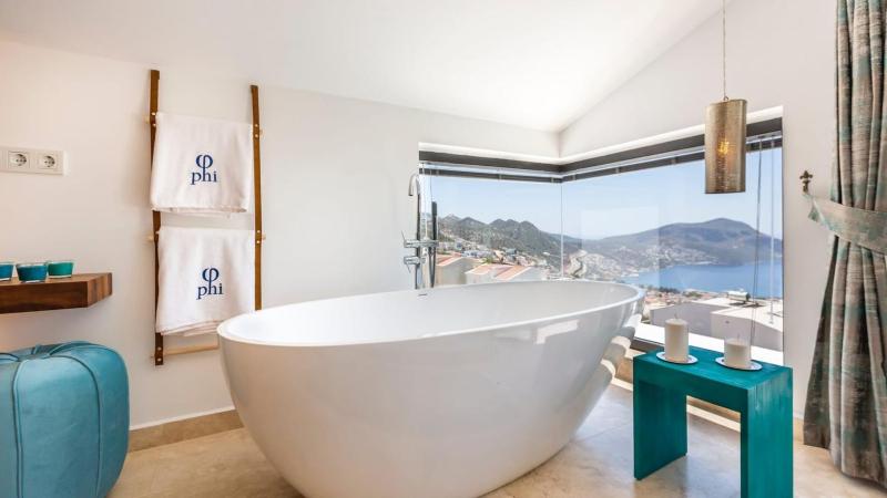 Kalkan 3 bedroom seaview villa with private Indoor and Outdoor Pool - image 36