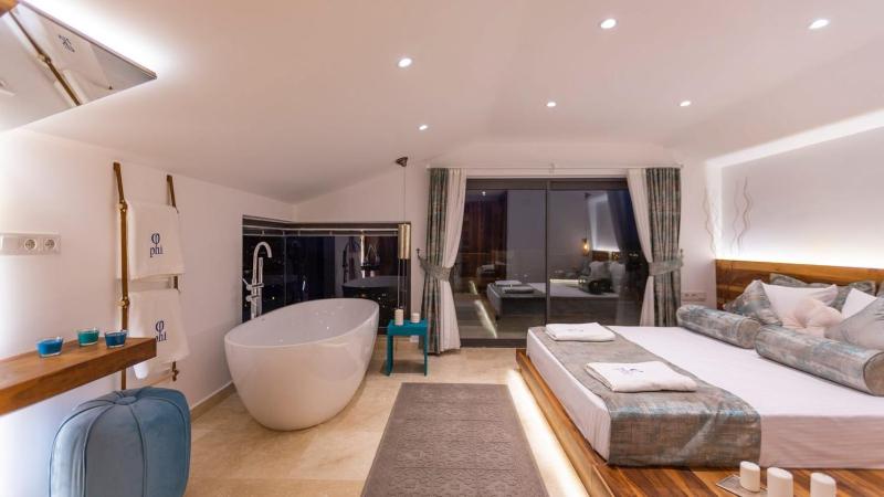 Kalkan 3 bedroom seaview villa with private Indoor and Outdoor Pool - image 42