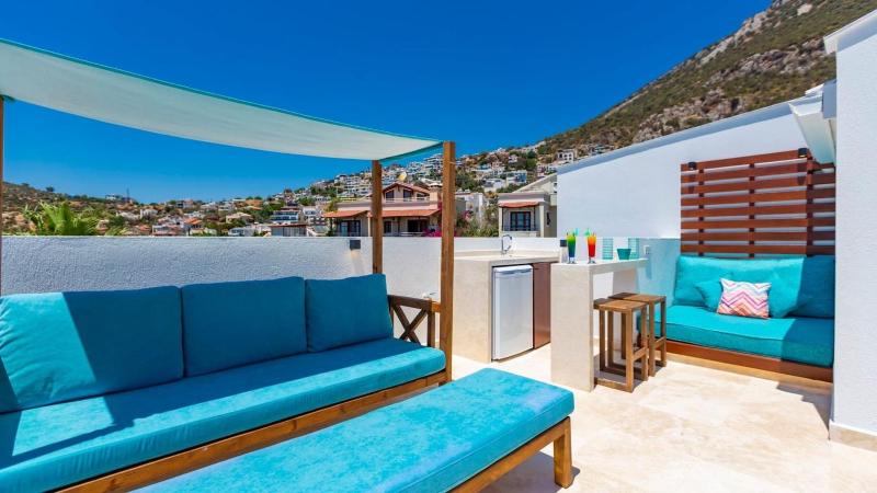 Kalkan 3 bedroom seaview villa with private Indoor and Outdoor Pool - image 28