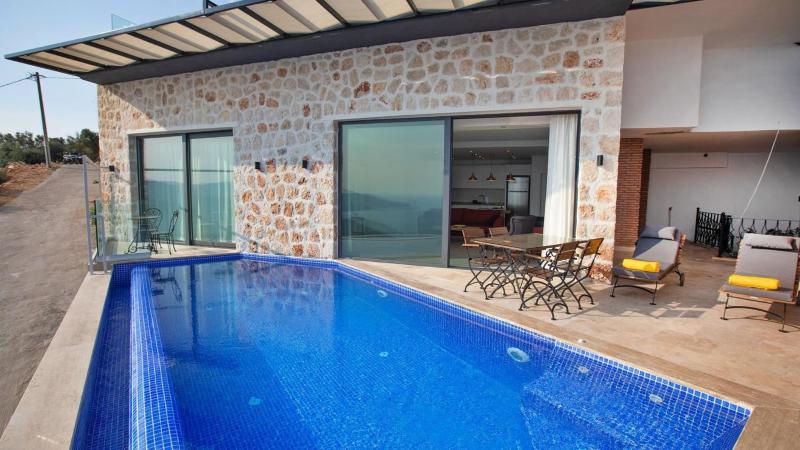 Kördere 1 bedroom secluded villa with private pool heated pool hot tub - image 24