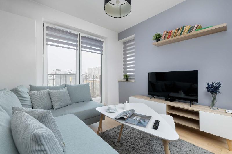 Modern Grey Apartment Close to the Centre of Rzeszów Perfect for Remote Work by Noclegi Renters - image 6