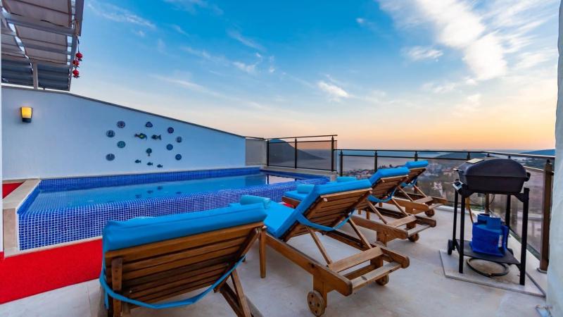 Kızıltaş 3 bedroom seaview apartment with private pool - image 29