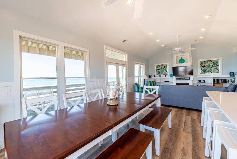 All is Well by the Sea - Oceanfront Pool Hot Tub Rec Room EV Charger Walk to Nags Head Pier - image 41