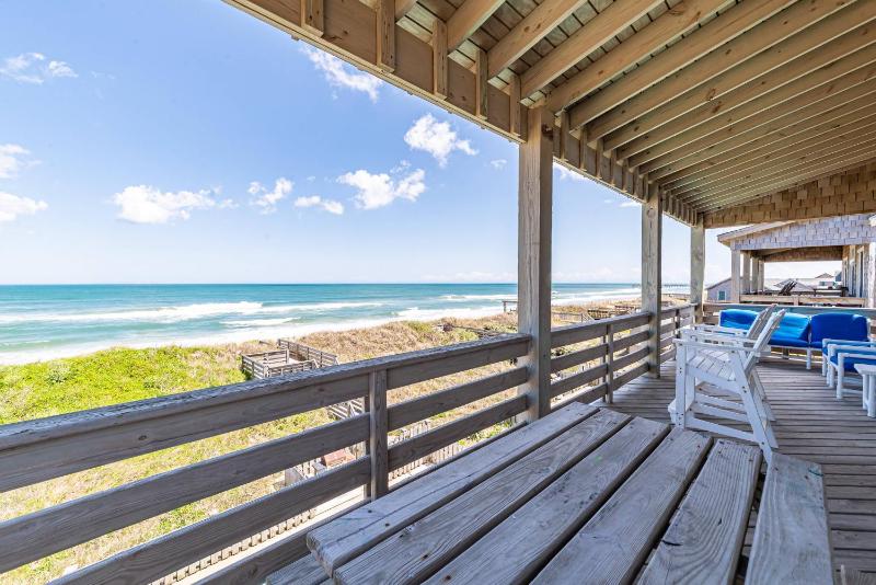 All is Well by the Sea - Oceanfront Pool Hot Tub Rec Room EV Charger Walk to Nags Head Pier - image 40