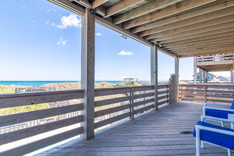 All is Well by the Sea - Oceanfront Pool Hot Tub Rec Room EV Charger Walk to Nags Head Pier - image 33