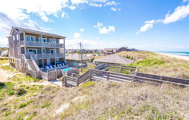 All is Well by the Sea - Oceanfront Pool Hot Tub Rec Room EV Charger Walk to Nags Head Pier - image 50