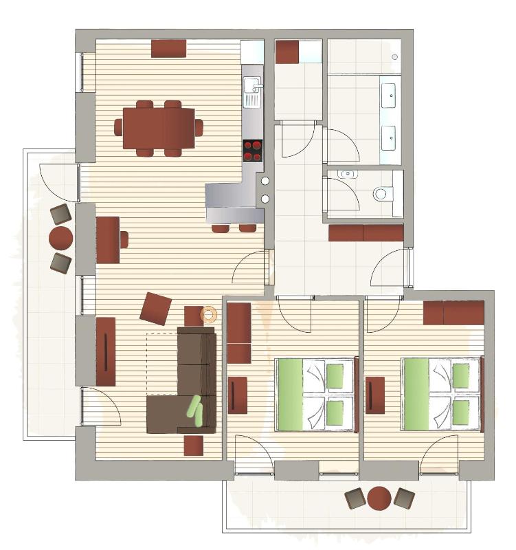 Two-Bedroom Apartment image 3