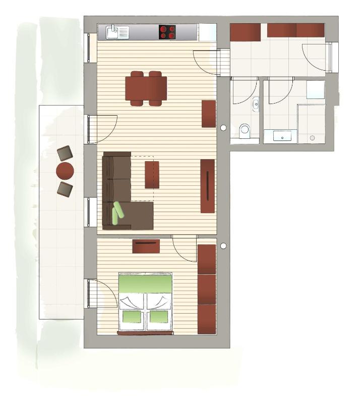 One-Bedroom Apartment image 2