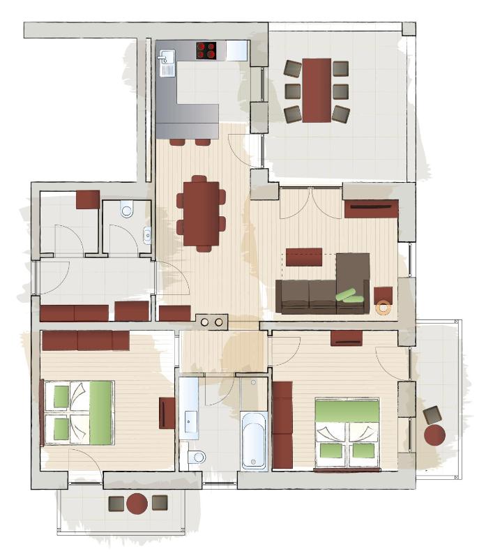 Two-Bedroom Apartment image 2