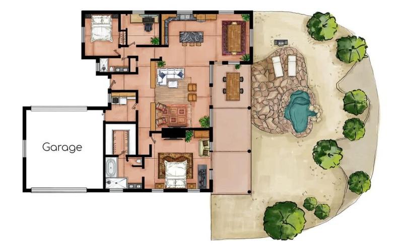 Grand Desert Getaway with Pool and Peloton with Sonos and Office - image 31