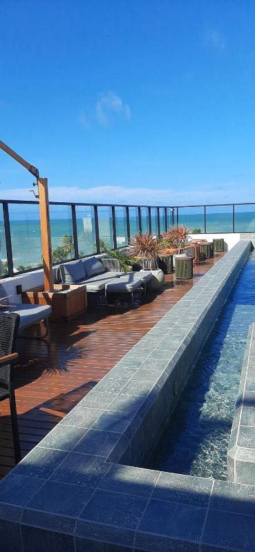 Frente praia Flat 225 Get By Side completo sua melhor experiência - image 10