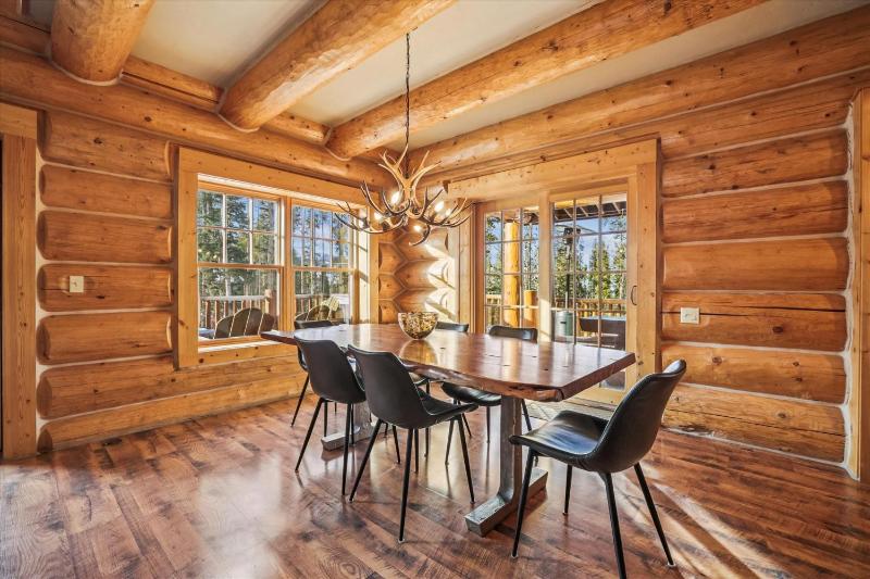 Fireside Retreat: Highlands Log Home Hot Tub & Fireplace Peak Views! - image 24