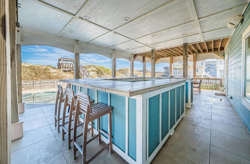 Outside-In - S Nags Head MP 18.5 Luxury Oceanfront Elevator Pool Cabana Home Theatre Pets OK - image 37