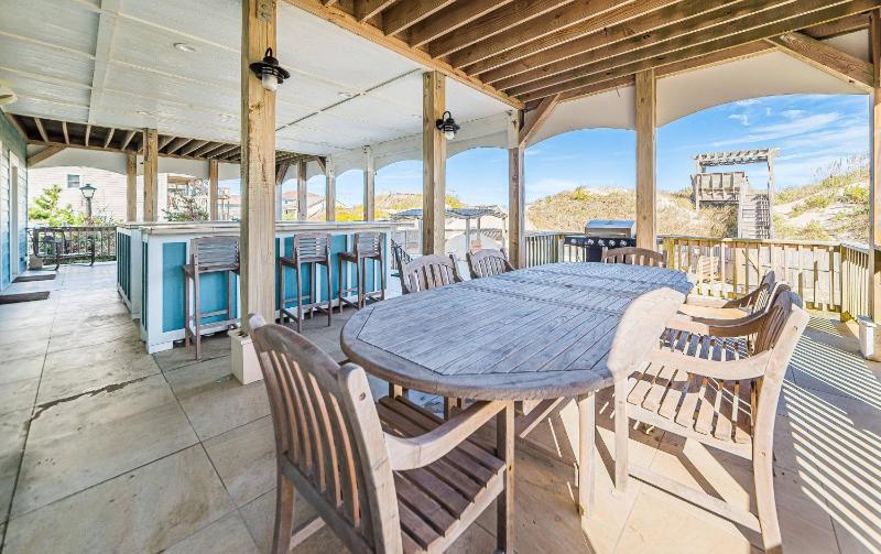 Outside-In - S Nags Head MP 18.5 Luxury Oceanfront Elevator Pool Cabana Home Theatre Pets OK - image 14