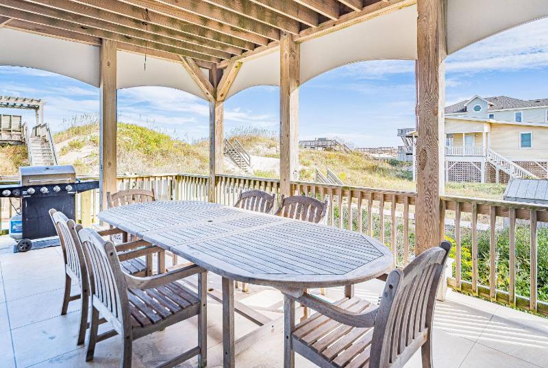 Outside-In - S Nags Head MP 18.5 Luxury Oceanfront Elevator Pool Cabana Home Theatre Pets OK - image 34