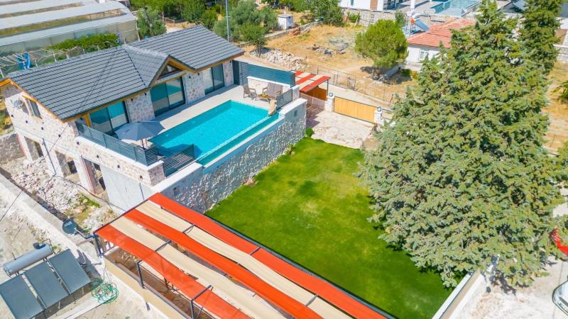Sarıbelen 2 bedroom villa with private pool hot tub - image 37