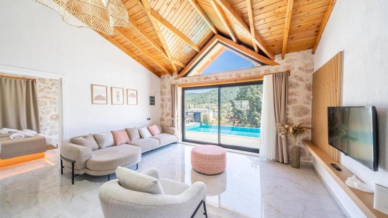 Sarıbelen 2 bedroom villa with private pool hot tub - image 11