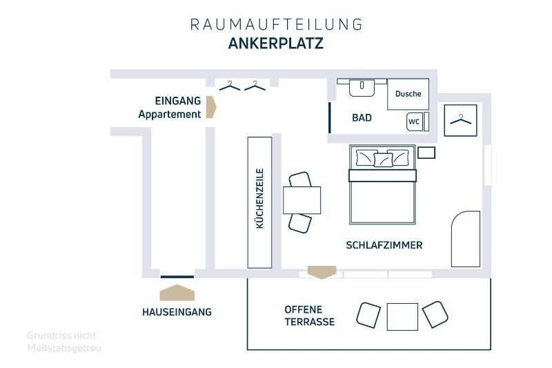 Charmantes Appartement am Hafen mit gratis Bettwäsche-Paket und Terrasse - image 9