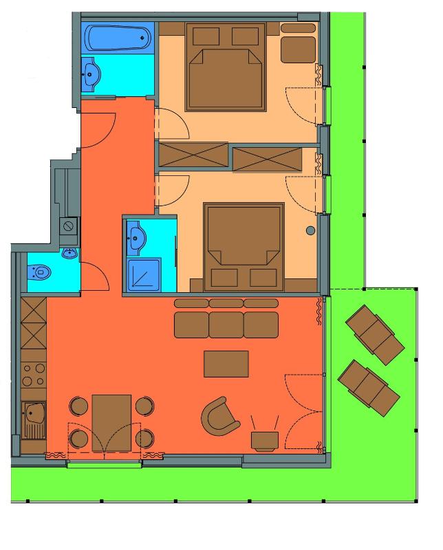 Apartment with Mountain View image 3