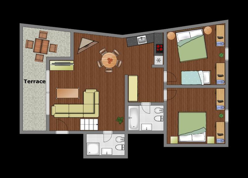 Two-Bedroom Loft image 2