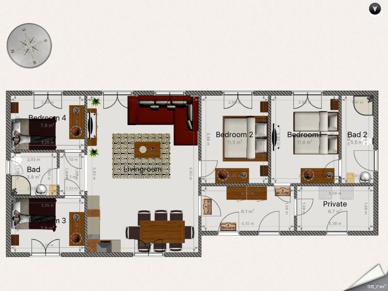 Four-Bedroom Apartment image 3