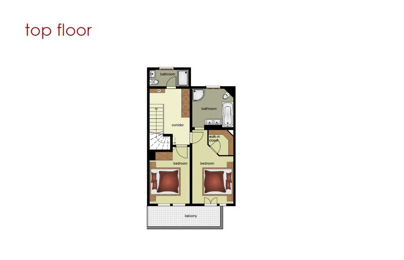 Three-Bedroom Apartment with Balcony image 2