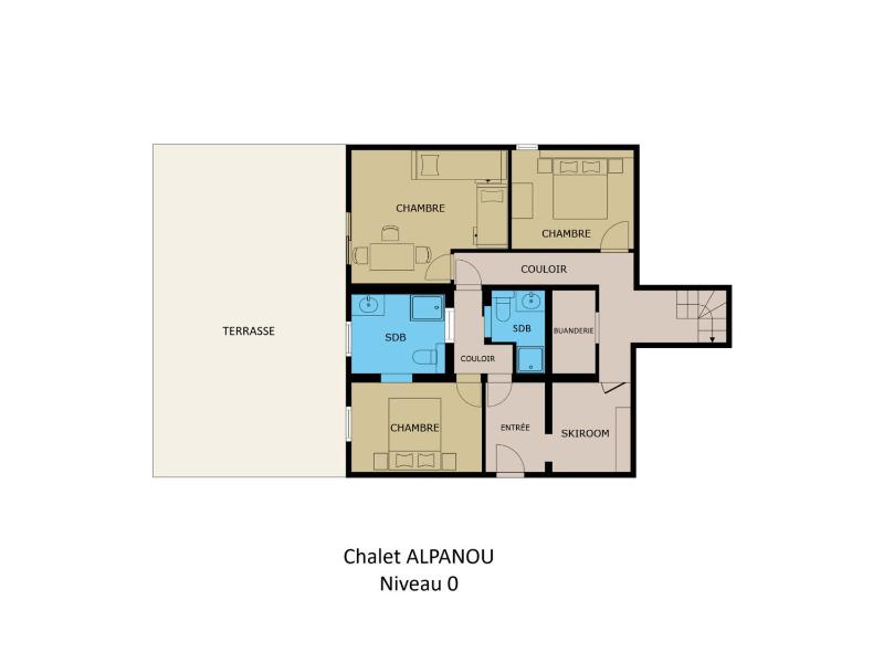 Chalet 4★ 12 pers 5 chambres terrasses ensoleillées navette à proximité - FR-1-304-270 - image 8