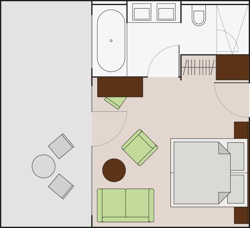 Premium Roof Double Room image 2
