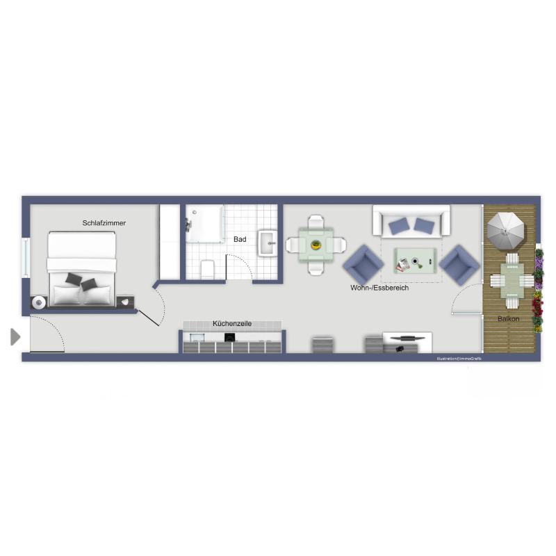 Meeresblick Wohnung 121 - image 23