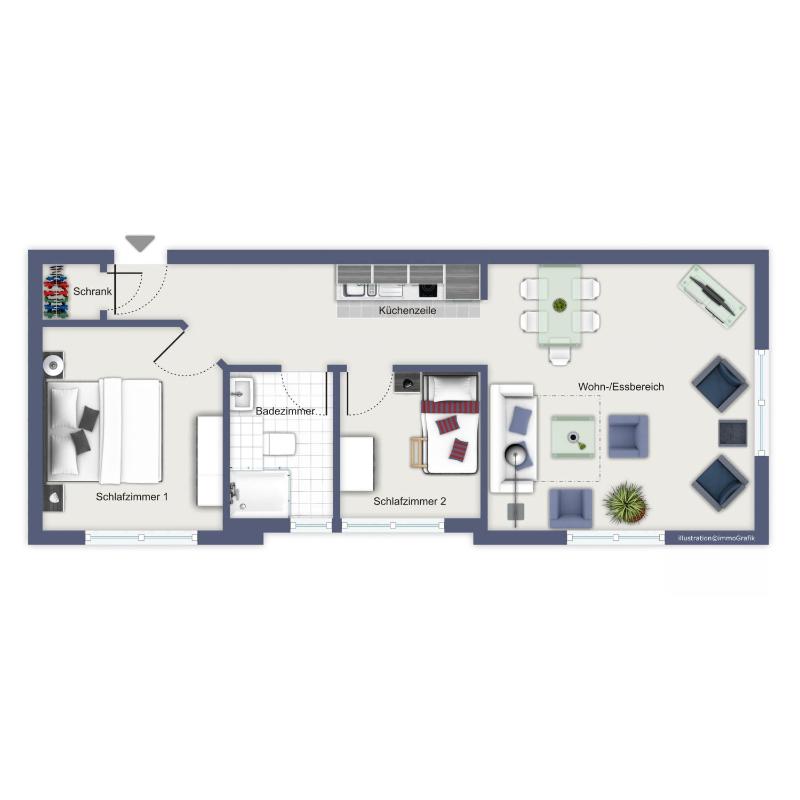 Meeresblick Wohnung 215 - image 28