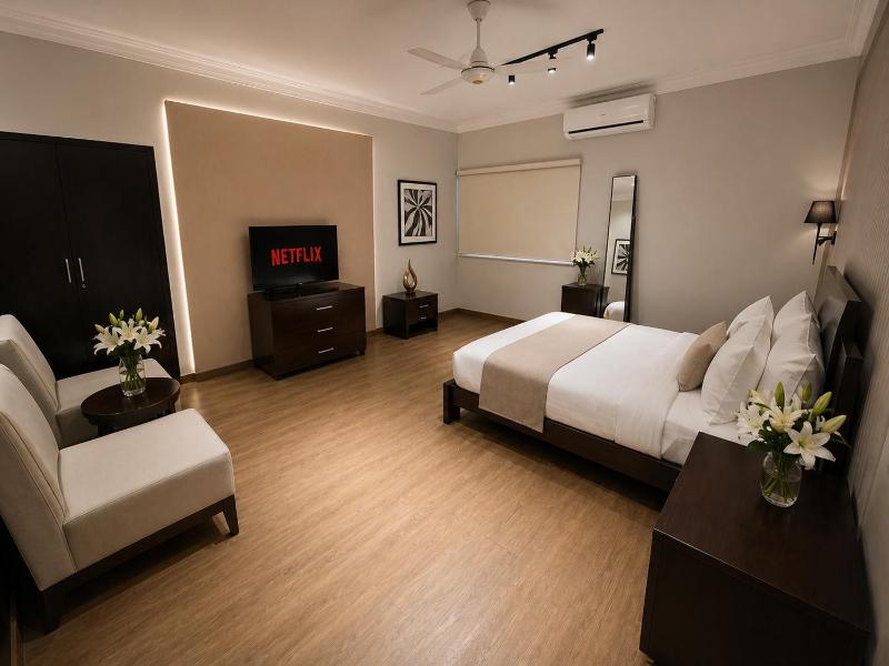 Ghumo x Bahadurabad Aga Khan Hospital - Three Bedroom Family Apartment First Floor - image 14