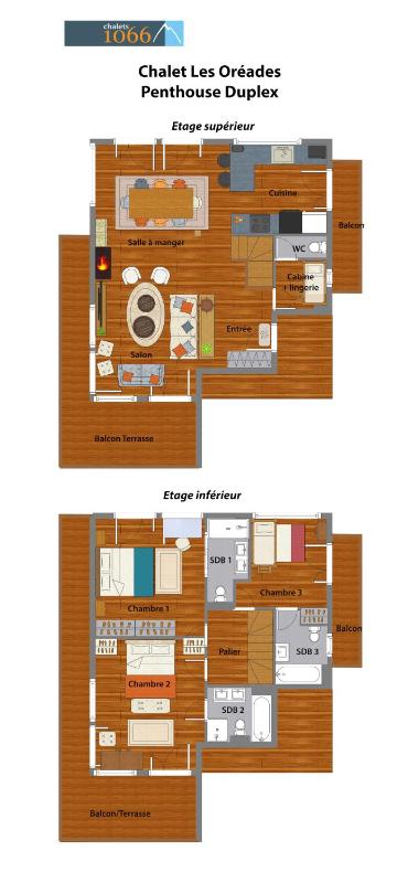 3-bedroom Duplex Apartment Ski in-out - image 25