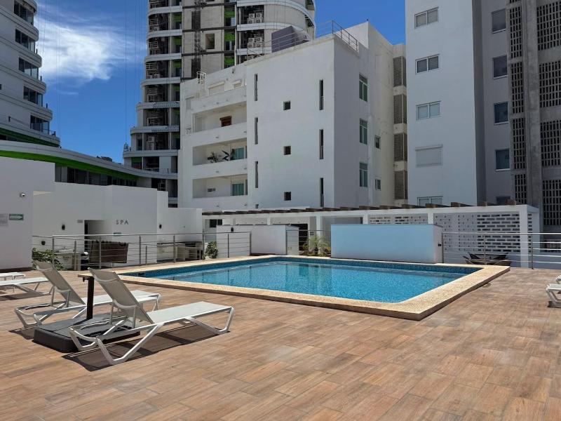 A una calle de la playa con alberca en roof - image 16