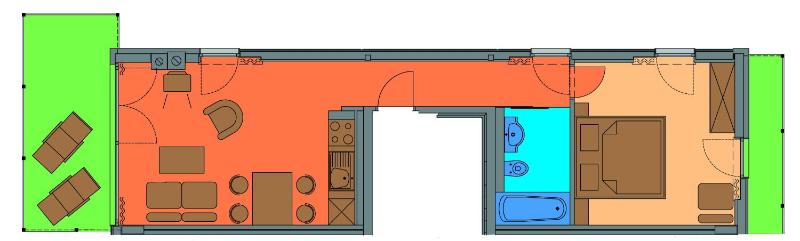 One-Bedroom Apartment image 2