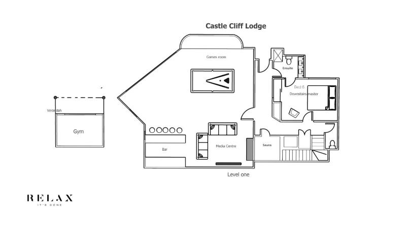 Castle Cliff Lodge with Spa Pool and Sauna and Games Room and more - image 19