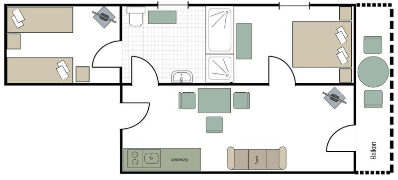 Two-Bedroom Apartment image 3