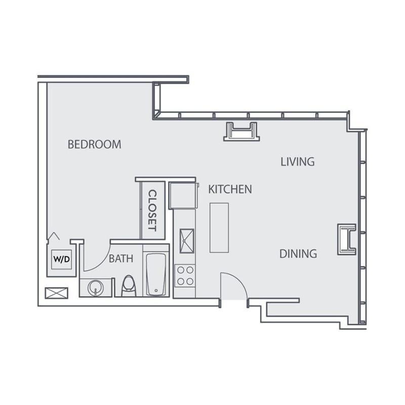 1BR Furnished Apartment in Hollywood - Walk of Fame apts - image 2