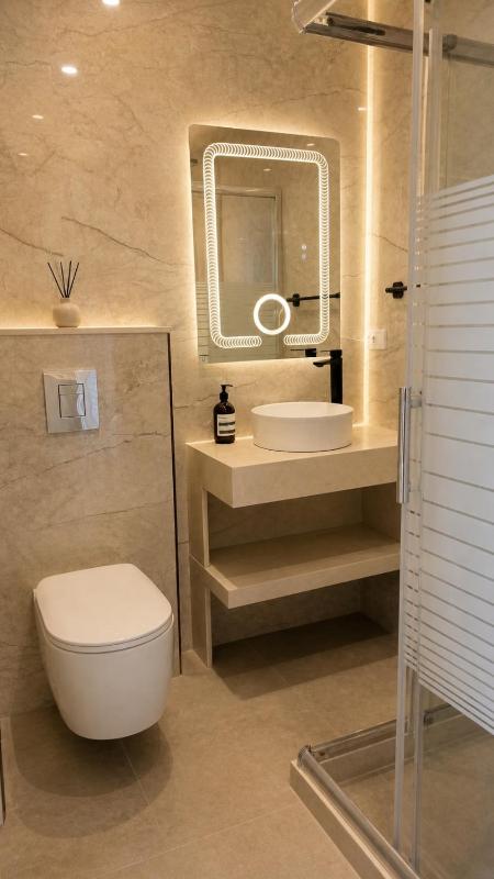 The rail charm 1 bedroom one living room with open kitchen bar 1 bathroom 1 balcony and entry hall - image 5
