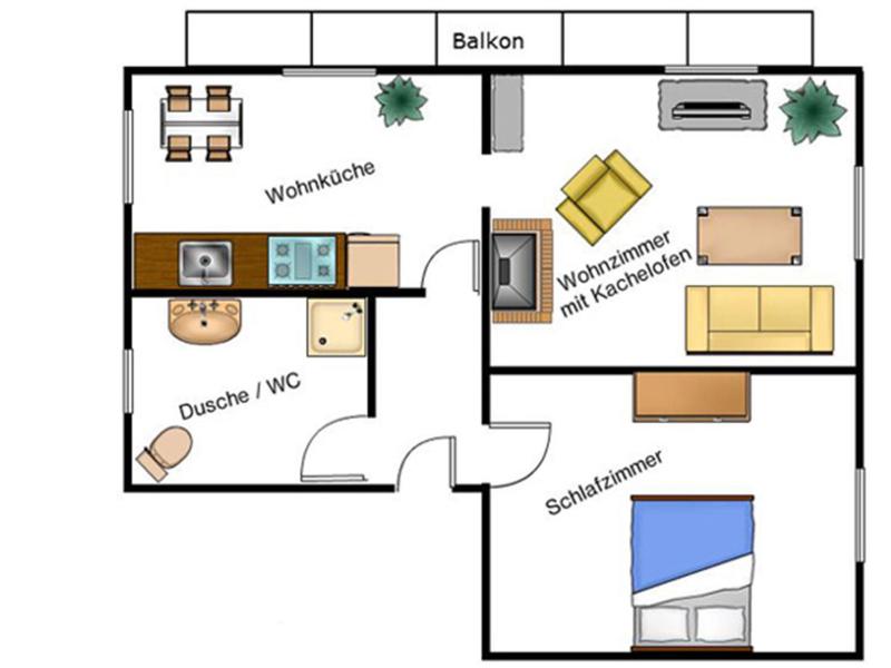 One-Bedroom Apartment image 2