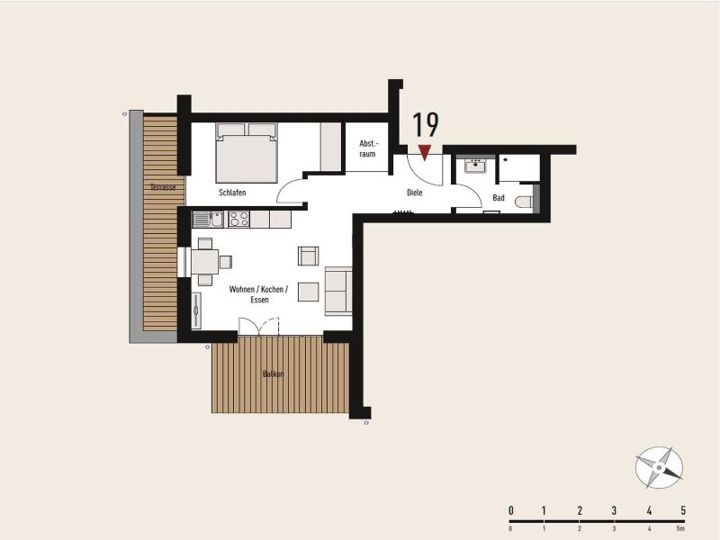 Villa Düne Whg 19 Penthouse mit 2 Balkonen - image 15